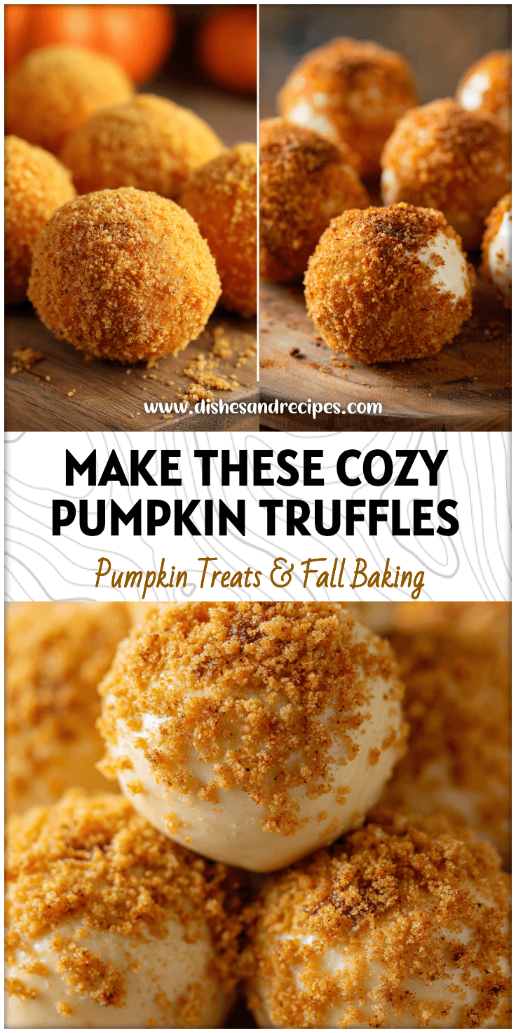 Adorable Pumpkin Cheesecake Truffles – Easy Autumn Halloween Dessert Idea